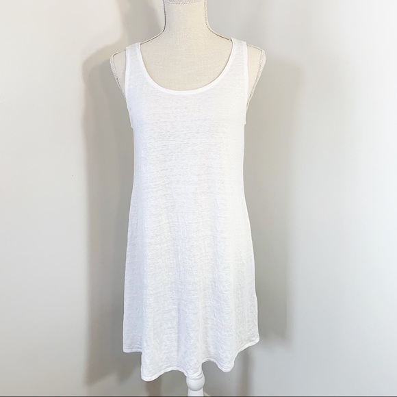 Eileen Fisher Tops - Eileen Fisher White Tank Top Dress Size Small